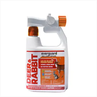 everguard deer & rabbit repellent horticultural oil spray bottle with hose attachment for garden pest control